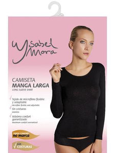 Ysabel Mora, T-shirt de manga comprida de microfibra